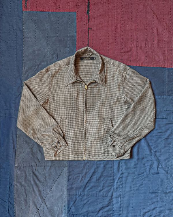 UNLINED HOUNDSTOOTH RICKY JACKET 