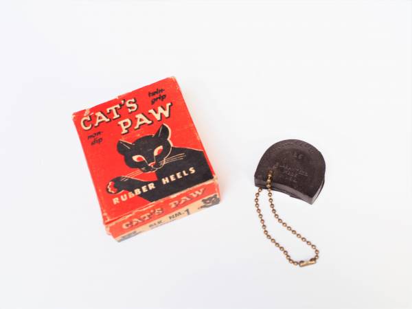 Cat'sPaw鞋底鑰匙圈-黑底三孔 