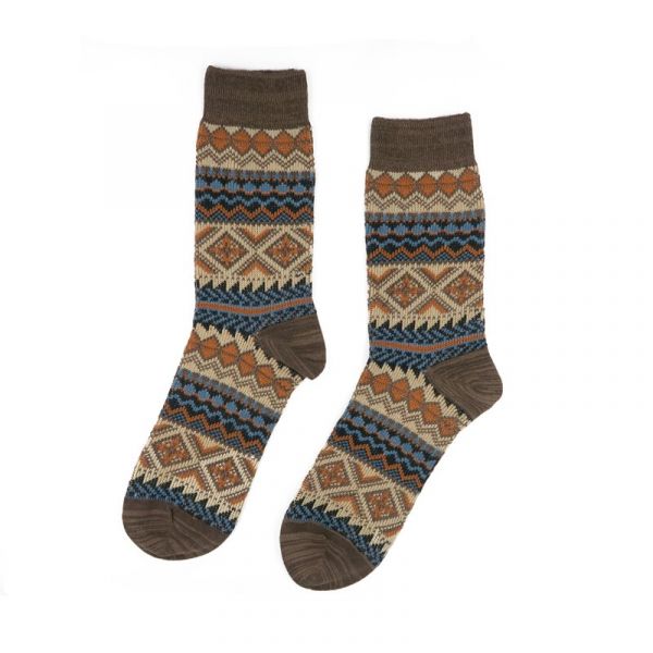 Kanazawa Socks - Brown 