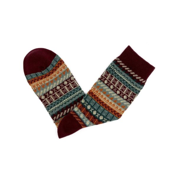 Carousel sock - Brown 