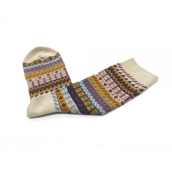 Carousel sock - Beige 