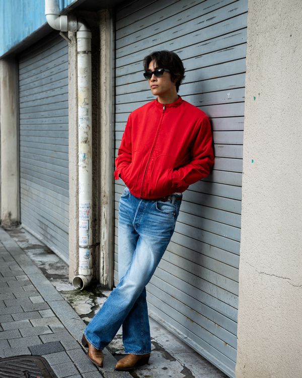 【新到貨】RACING COLLAR DRIZZLER JACKET, RED 