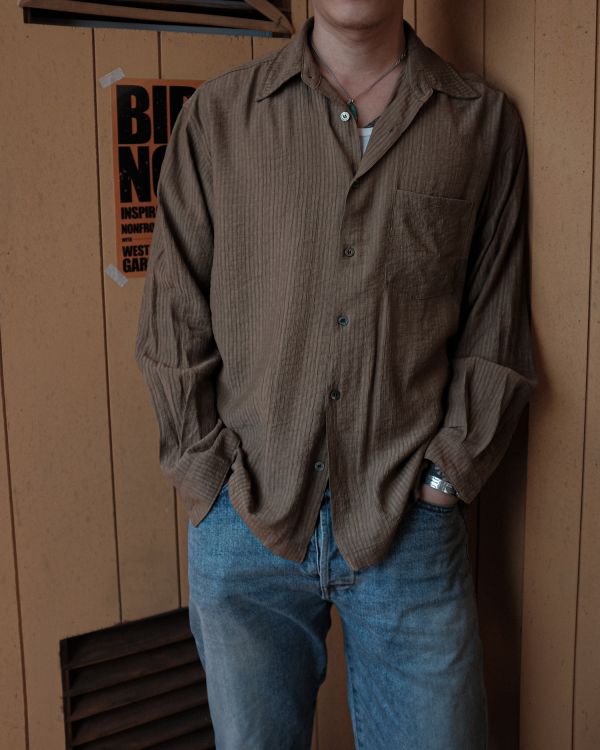 PARADISE ROAD RAYON SHIRTS, CAMEL 