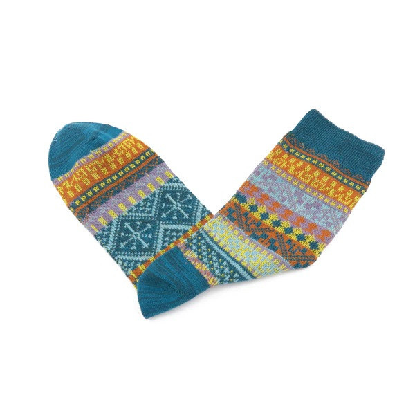 Circus Sock - Teal 