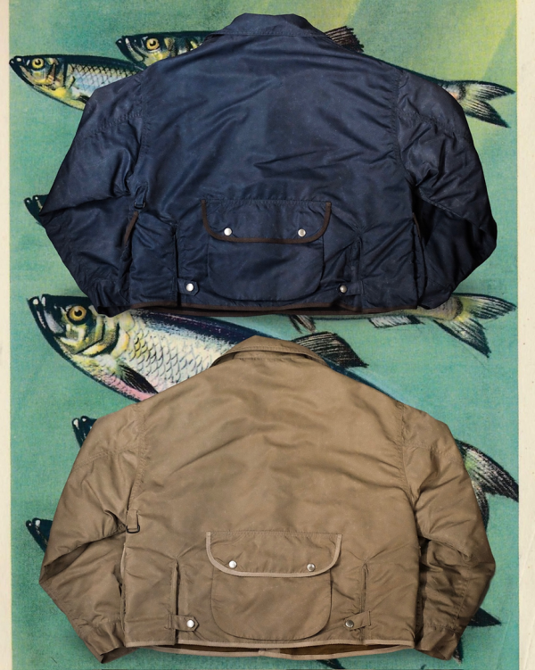 WWC Washed Nylon Fishing Jacket / Beige 