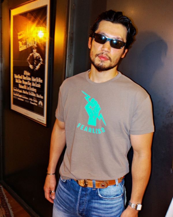 DISTRESSED FEARLESS T FEARLESS T恤, 復古刷舊T-shirt