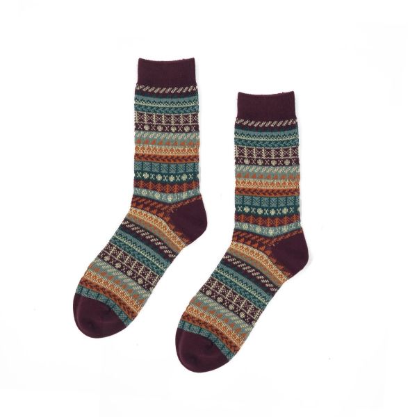 Carousel sock - Brown 