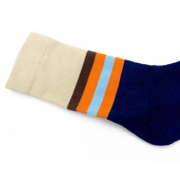 Vintage Stripe Socks - Beige 
