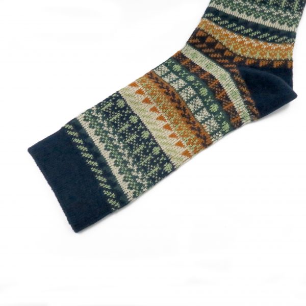 Carousel sock - Navy 