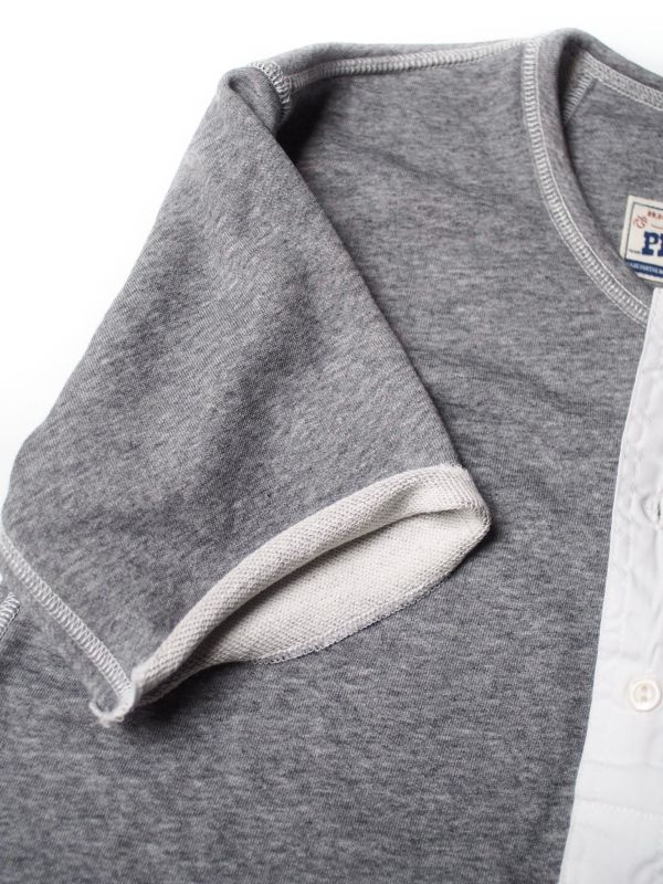 Pioneer: Henley Sweatshirt (S/S) 灰色 drsole長袖,drsole 長袖,dr sole 衣服,drsole t shirt,復古條紋短袖,復古 條紋短袖,drsole t恤