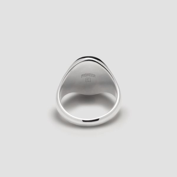 Pioneer Cold Enamel Signet Ring 