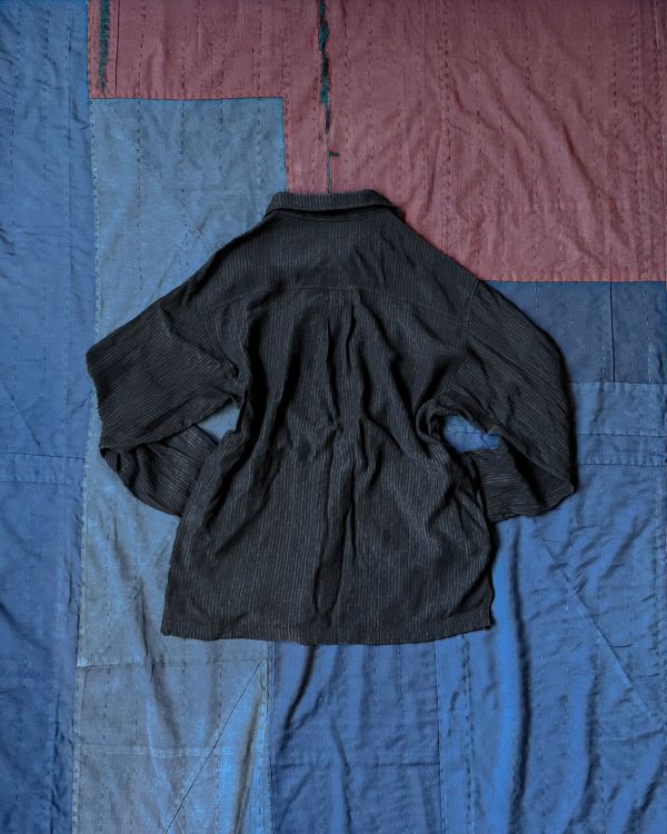 PARADISE ROAD RAYON SHIRTS, BLACK 