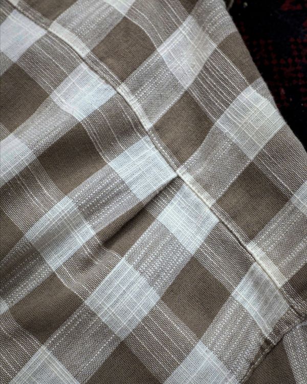 LINEN OPEN COLLAR SHIRTS JACKET 