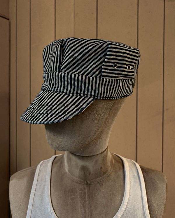Lot.632 RAILROAD WORK CAP (HICKORY) 