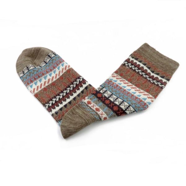 Carousel sock - Khaki 