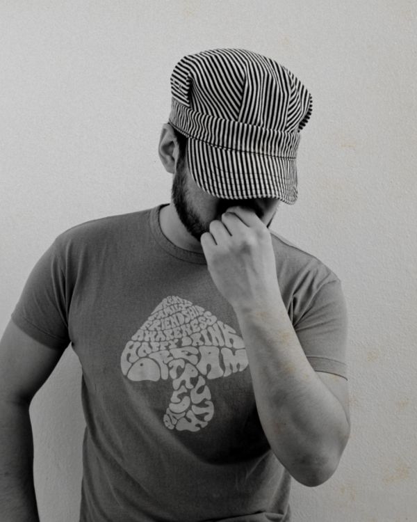 Lot.632 RAILROAD WORK CAP (HICKORY) 