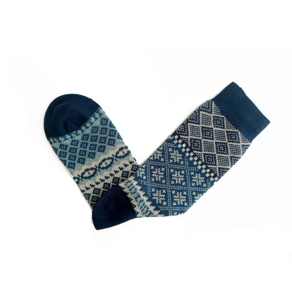 Fatima Socks - Navy 