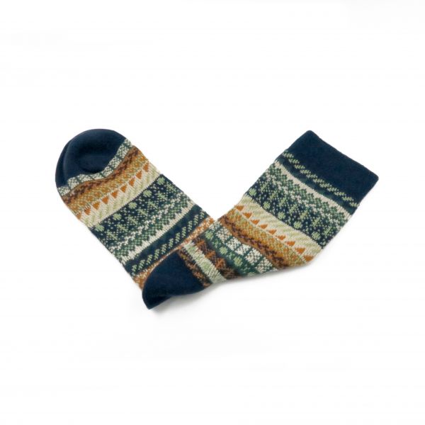 Carousel sock - Navy 