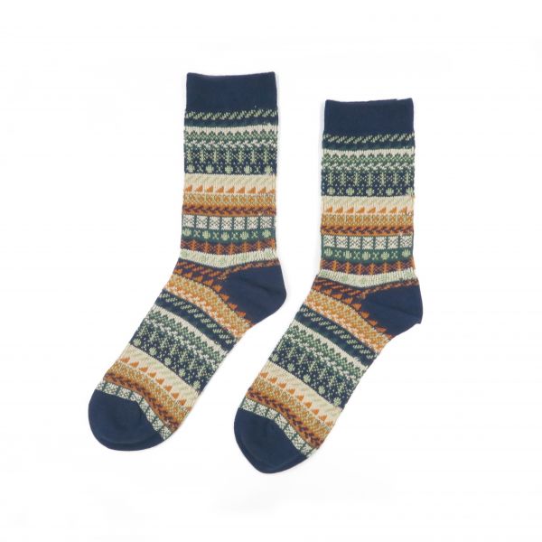 Carousel sock - Navy 