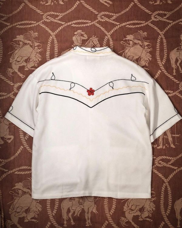 WWC CASSIDY Western Easy Shirt / White 