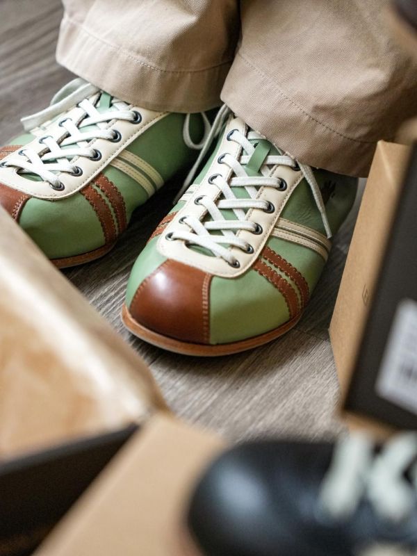 【10/16(五) 7PM 線上發售】ZEHA Carl Häßner - Liga (Mint green/Cognac cream) 