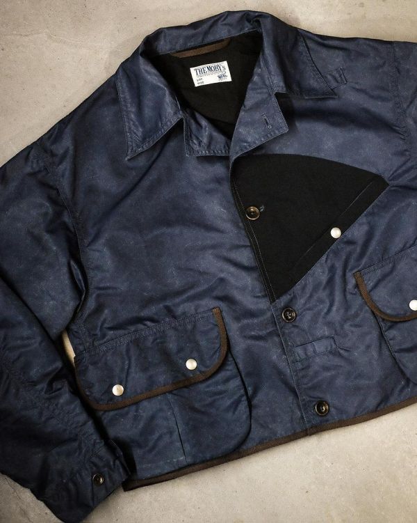 WWC Washed Nylon Fishing Jacket / Indigo 