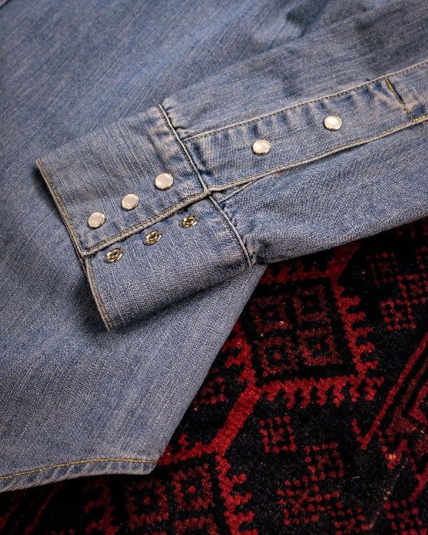 Lot.519 WESTERN SHIRTS,6oz WASHED DENIM 