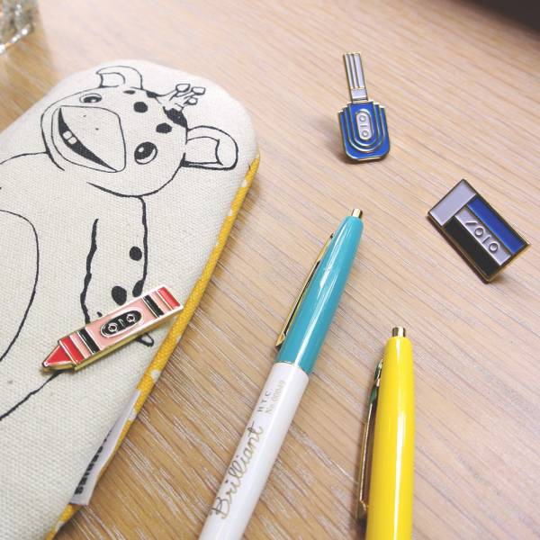 文具控徽章 [墨水-黑] Dimanche,迪夢奇,文具,徽章