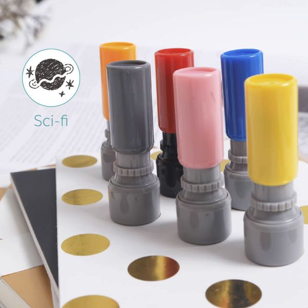 閱讀筆記專屬連續章(印章外殼顏色隨機出貨) 