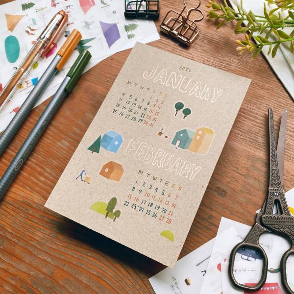 Dimanche感壓貼 [小村生活] Dimanche,迪夢奇,感壓,手帳,貼紙,DIY,無痕