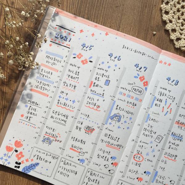 Rule Your Time 頁碼筆記本 v.3 [青蘋果] Dimanche,迪夢奇,Bullet Journal,子彈,頁碼