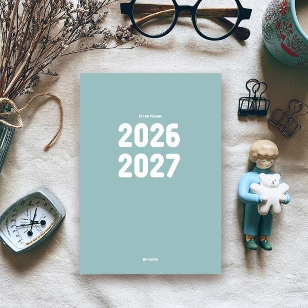 26/27好好學年誌【115學年】 115學年度,時效,手帳設計,迪夢奇,日誌,dimanche,365好好記