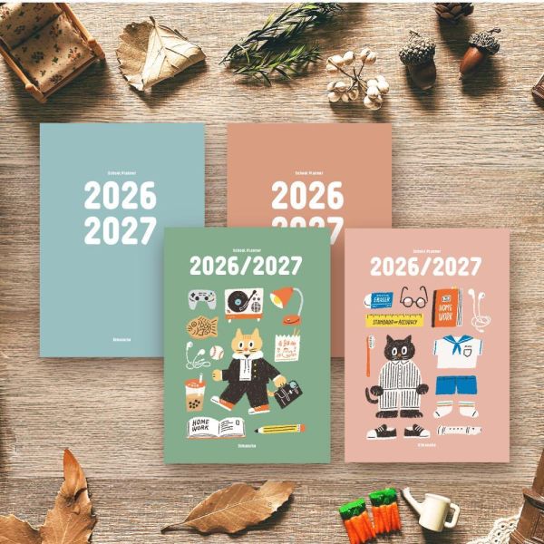 26/27好好學年誌【115學年】 115學年度,時效,手帳設計,迪夢奇,日誌,dimanche,365好好記