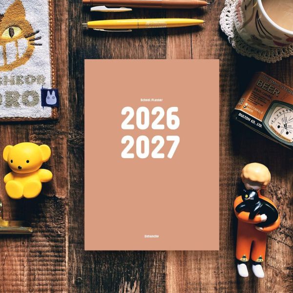 26/27好好學年誌【115學年】 115學年度,時效,手帳設計,迪夢奇,日誌,dimanche,365好好記