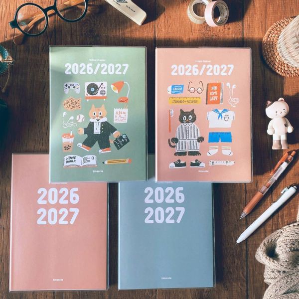 26/27好好學年誌【115學年】 115學年度,時效,手帳設計,迪夢奇,日誌,dimanche,365好好記