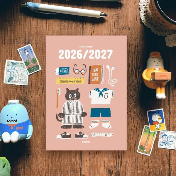 26/27好好學年誌【115學年】 115學年度,時效,手帳設計,迪夢奇,日誌,dimanche,365好好記