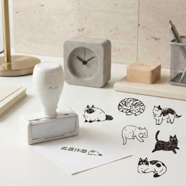 動物系列姓名連續章_貓《客製化》【恕不提供超商取貨付款；訂購前請先詳閱說明】 