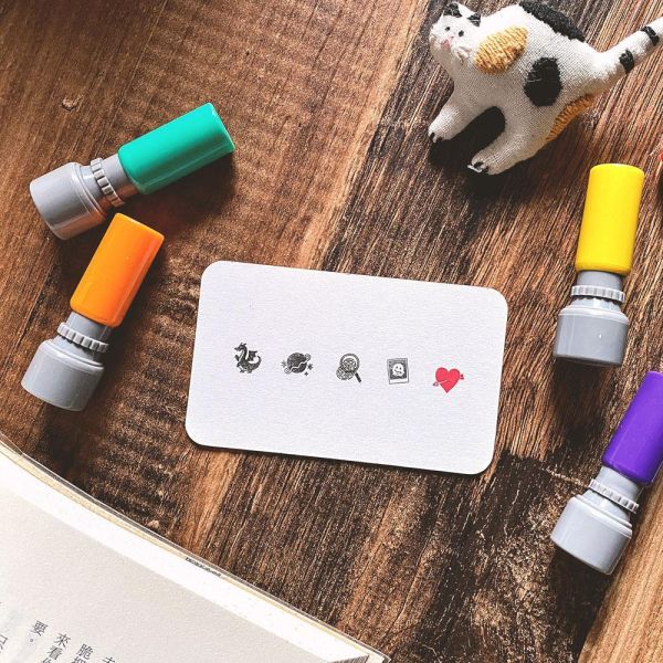 閱讀筆記專屬連續章(印章外殼顏色隨機出貨) 