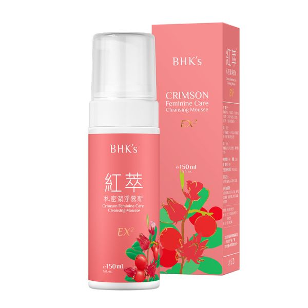BHK's Crimson Feminine Care Cleansing Mousse EX【Intimate Wash EX】 BHK's crimson feminine care cleansing mousse EX , Feminine wash, Feminine care,The best feminine wash, Daily Intimate wash, Feminine mousse.