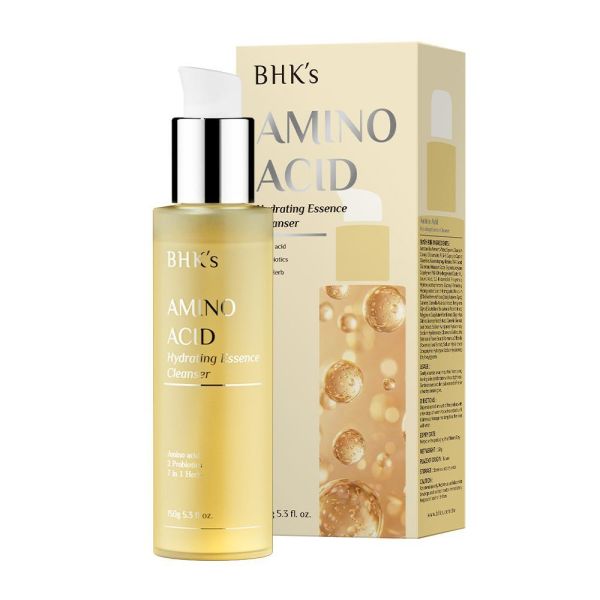 BHK's Amino Acid Hydrating Essence Cleanser (150g/bottle)【Cleanse & Nourish】 Amino Acid Facial Cleanser, Amino Acid Face Wash, Best Amino Acid Cleanser, Amino Acid Cleanser Benefits, Best Facial Cleanser, Face Wash for Large Pores, Best Face Wash for Daily Use, Face Wash for B