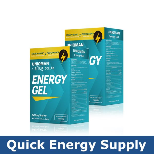 UNIQMAN Energy Gel (Sea Salt & Lemon Flavor)【Quick Energy Supply】 