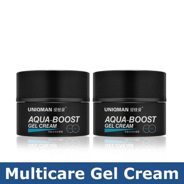 UNIQMAN Aqua-Boost Gel Cream (50ml/bottle)【Multicare Gel Cream】 Amino acid gentle facial cleanser,facial cleanser,skin care,face wash,Amino acid face wash