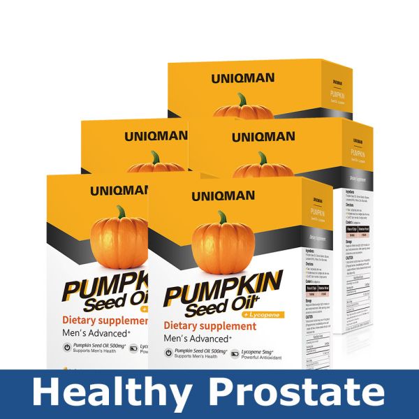 UNIQMAN 南瓜籽油+茄紅素 軟膠囊【改善前列腺】 南瓜籽油,攝護腺,頻尿