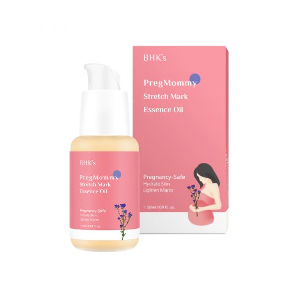 BHK's PregMommy Anti-Stretch Mark Essence Oil (50ml/bottle)【Stretch Mark Serum】 