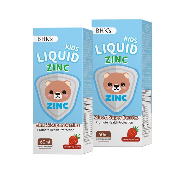 BHK's Kids Liquid Zinc (Strawberry Flavor) (60ml/bottle)【Kids Wellness】 