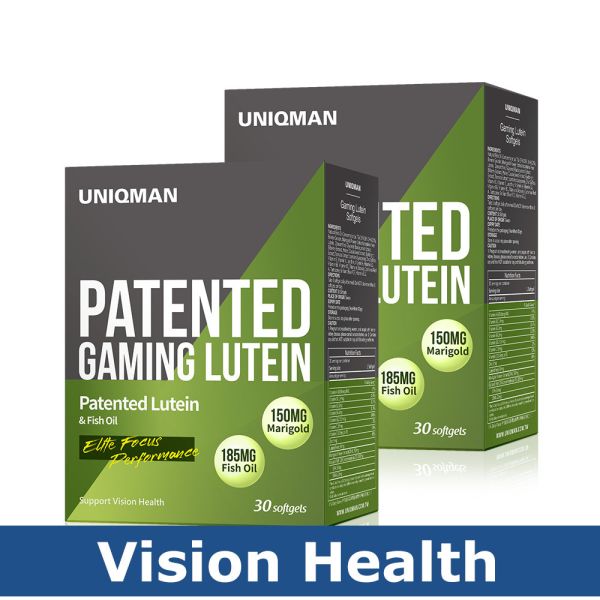 UNIQMAN 專利電競葉黃素 軟膠囊【護眼補水】 葉黃素,視力保健,LUTEIN,金盞花,保護眼睛