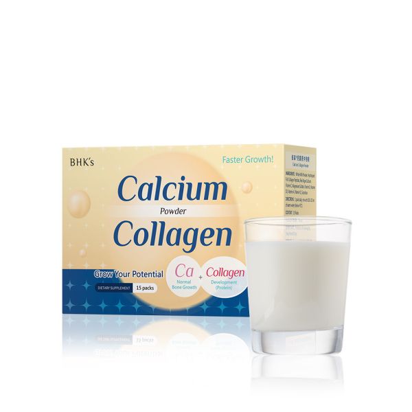 BHK's Calcium Collagen Powder【Nutrition for Height】 YGF,Patented YGF+Calcium Capsules,grow taller