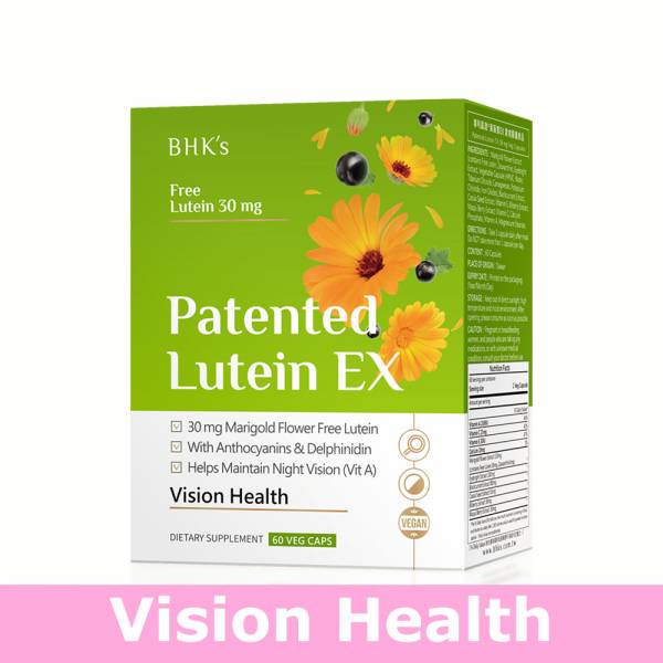 BHK's Patented Eyebright Lutein Veg Capsules【Vision Health】 Lutein