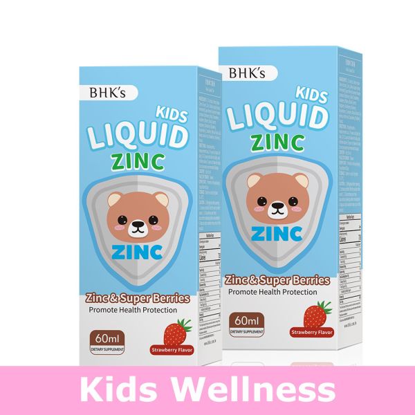 BHK's Kids Liquid Zinc (Strawberry Flavor) (60ml/bottle)【Kids Wellness】 