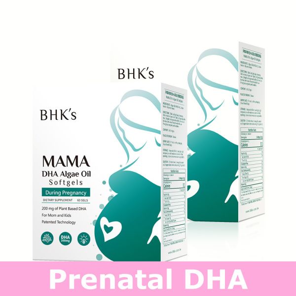 BHK's 孕媽咪專利DHA藻油 軟膠囊【寶寶聰明】 DHA,藻油,DHA藻油